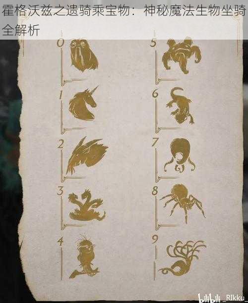 霍格沃兹之遗骑乘宝物：神秘魔法生物坐骑全解析